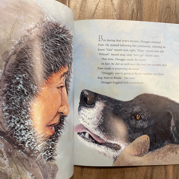 New "Douggie, the Playful Pup Who Became a Sled Dog Hero" Paperback Book - Picture 5 of 5